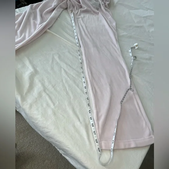 Y2K Juicy Couture baby pink ballet velour vintage tracksuit pant size small - Picture 5 of 8